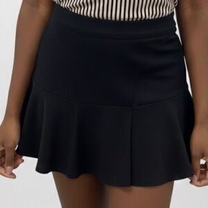 Worthington Elegant Black A-Line Skirt